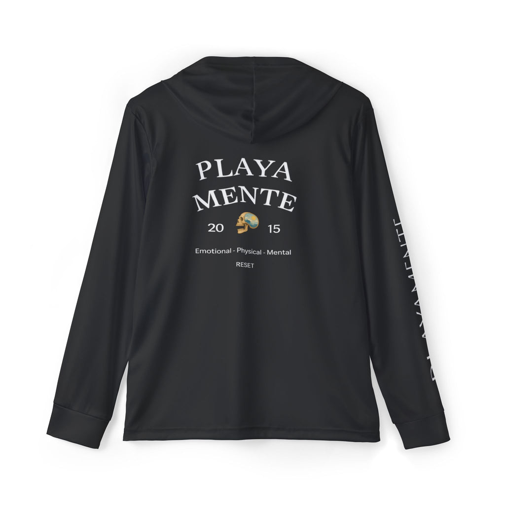 Coastal of Men's Warmup Hoodie - Coastal Serenity Design for Sports & Leisure