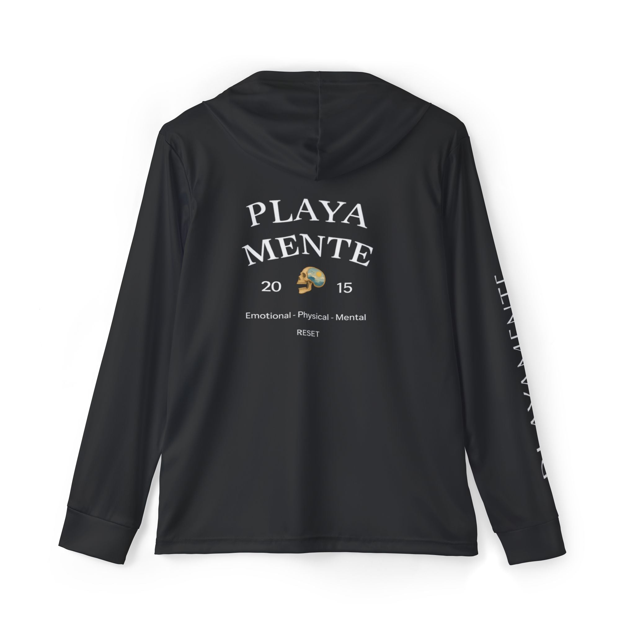 Coastal of Men's Warmup Hoodie - Coastal Serenity Design for Sports & Leisure