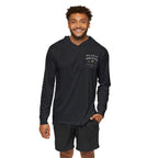 Coastal of Men's Warmup Hoodie - Coastal Serenity Design for Sports & Leisure