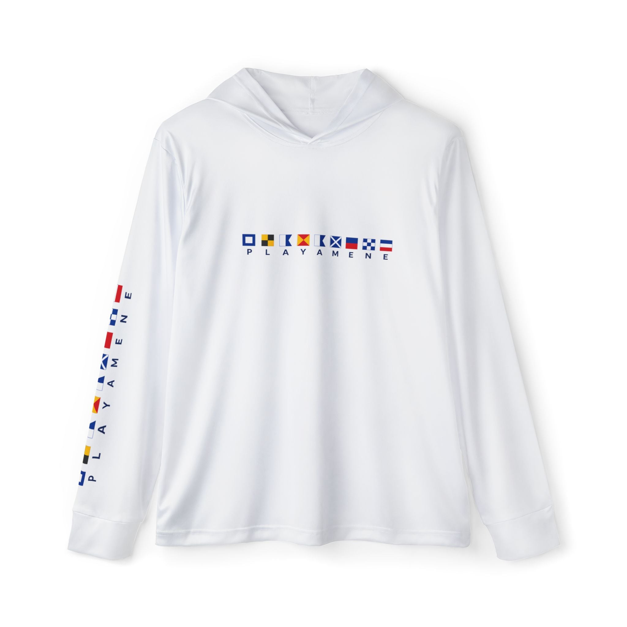 PlayaNautica of Men's Sports Warmup Hoodie (AOP)