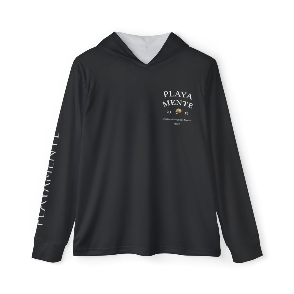 Coastal of Men's Warmup Hoodie - Coastal Serenity Design for Sports & Leisure