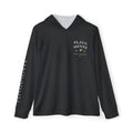 Coastal of Men's Warmup Hoodie - Coastal Serenity Design for Sports & Leisure