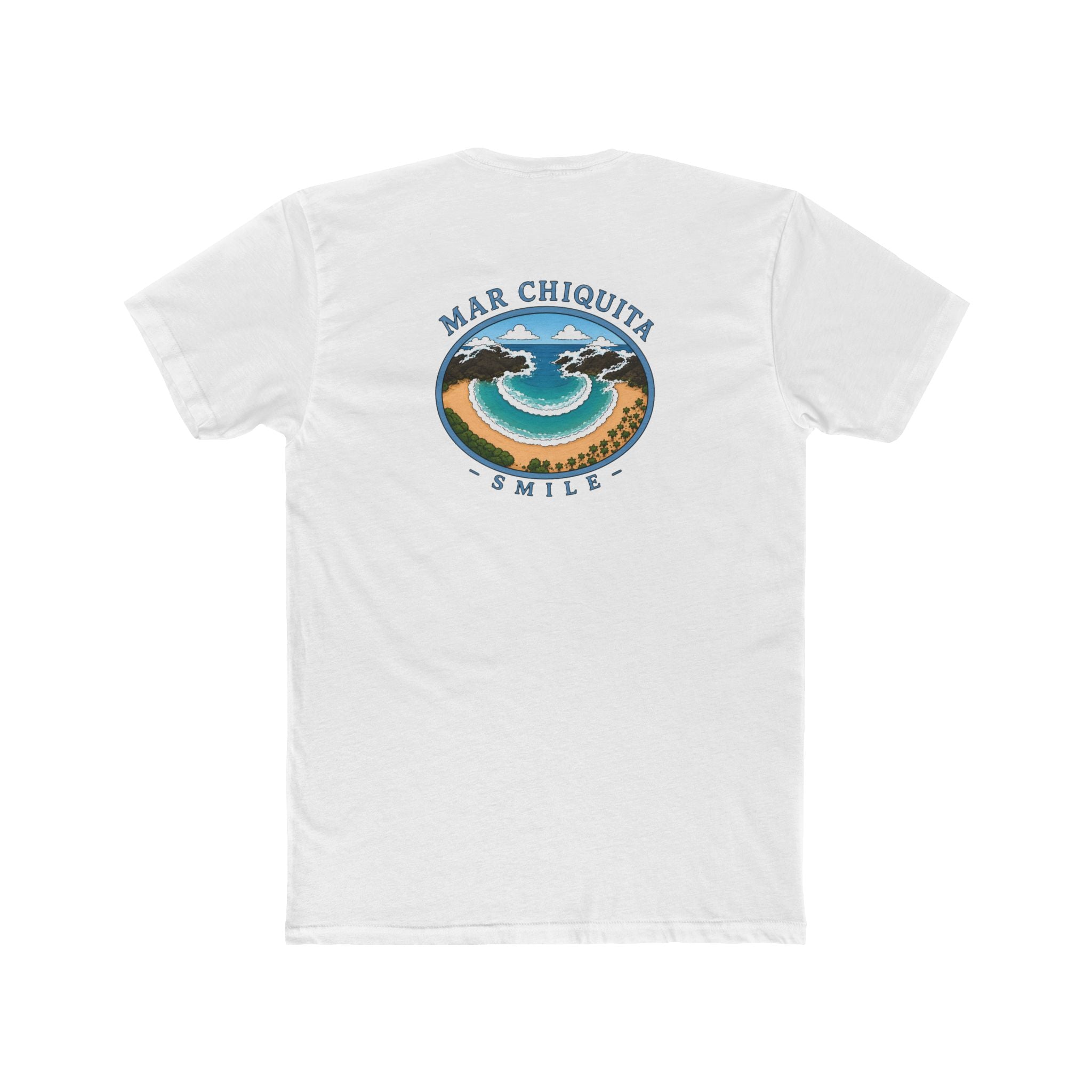 Mar Chiquita Beach T‑Shirt — Retro Coastal Crew Tee